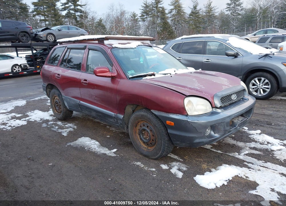 2004 HYUNDAI SANTA FE VIN: KM8SC73D44U736487