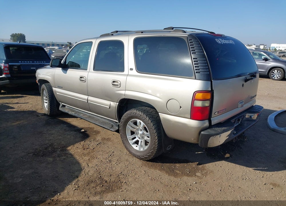 2001 CHEVROLET TAHOE LT VIN: 1GNEK13T31R134484