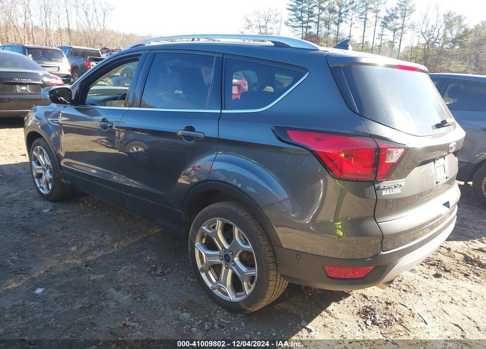 2019 FORD ESCAPE TITANIUM VIN: 1FMCU9J97KUA08784
