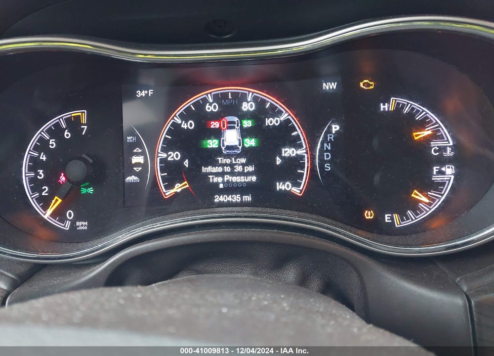 2014 JEEP GRAND CHEROKEE OVERLAND VIN: 1C4RJFCG6EC528731