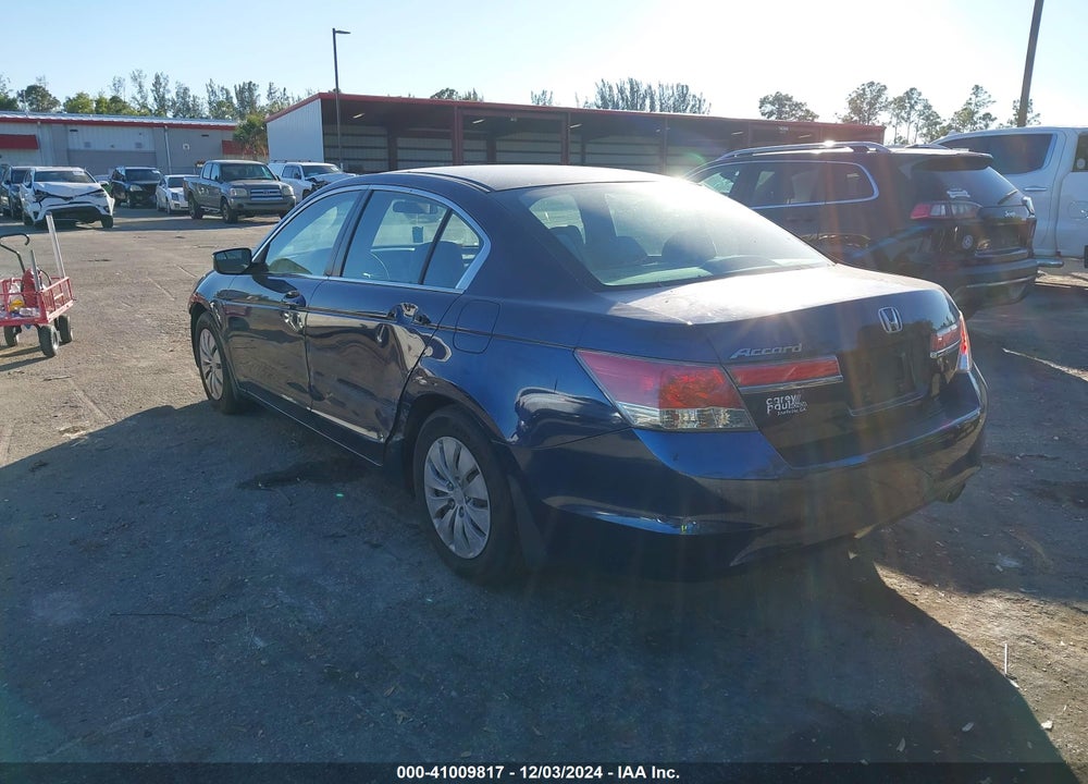 2012 HONDA ACCORD 2.4 LX VIN: 1HGCP2F35CA155746