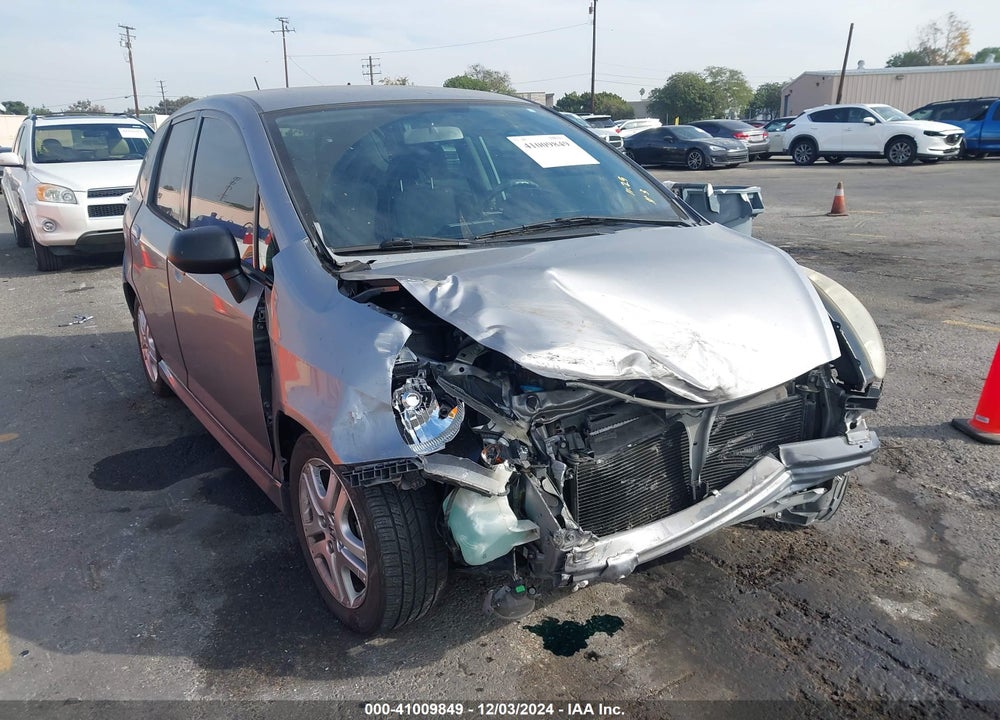 2007 HONDA FIT SPORT VIN: JHMGD38627S042177