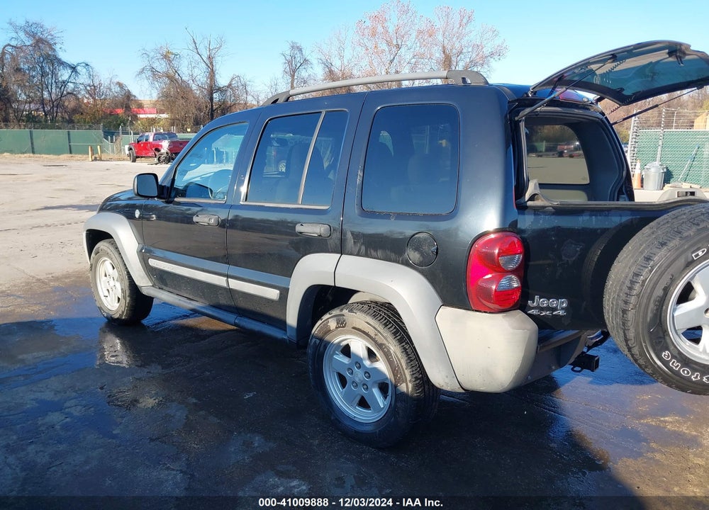 2005 JEEP LIBERTY SPORT VIN: 1J4GL48K55W507140
