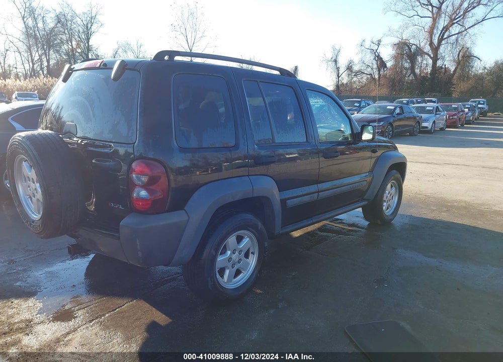2005 JEEP LIBERTY SPORT VIN: 1J4GL48K55W507140