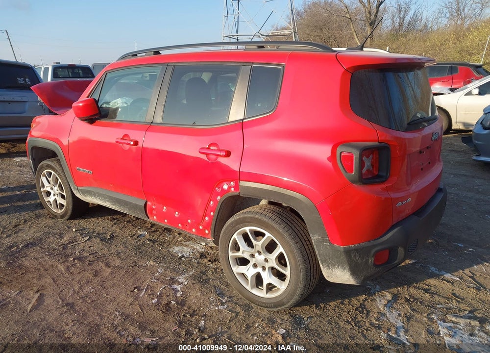 2015 JEEP RENEGADE LATITUDE VIN: ZACCJBBT8FPB29524