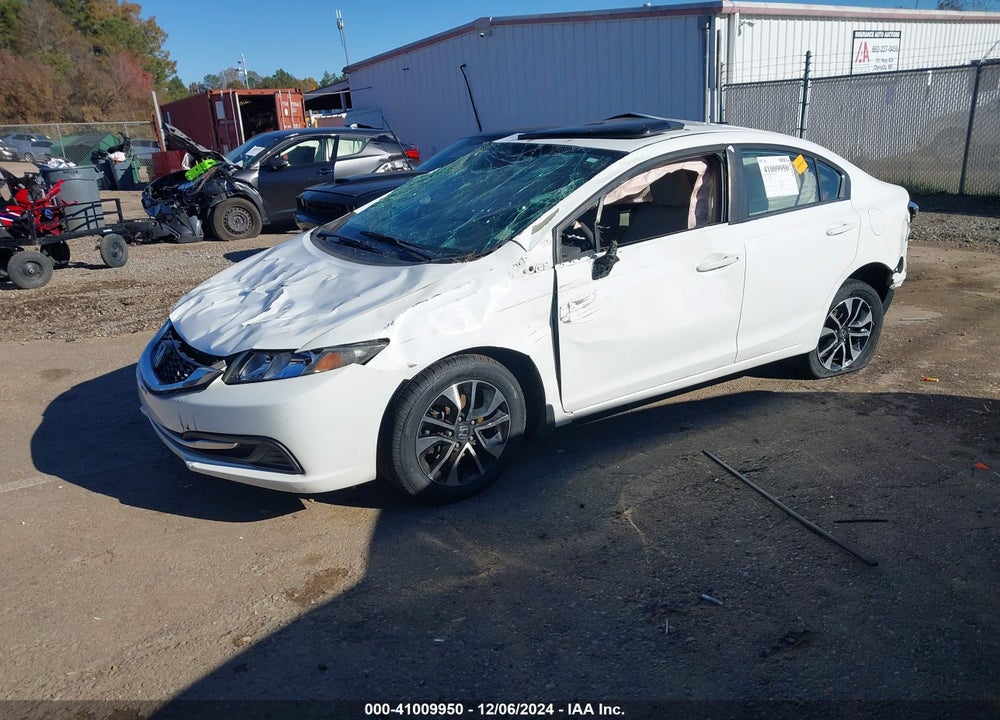 2013 HONDA CIVIC EX VIN: 19XFB2F87DE042675