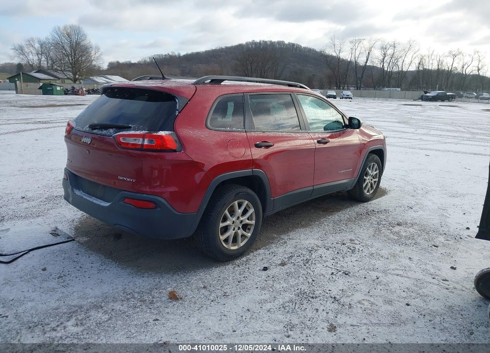 2016 JEEP CHEROKEE SPORT VIN: 1C4PJMABXGW225861
