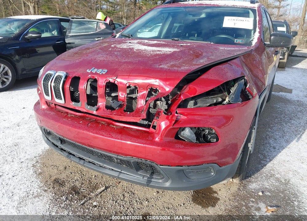 2016 JEEP CHEROKEE SPORT VIN: 1C4PJMABXGW225861