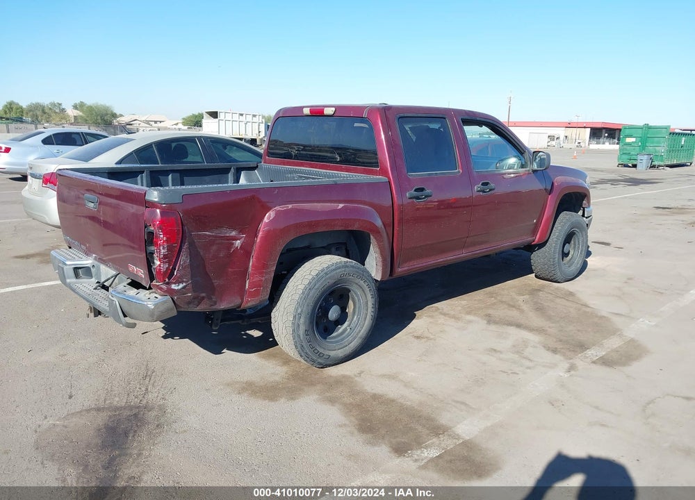 2007 GMC CANYON SLE2 VIN: 1GTDT13E378198610