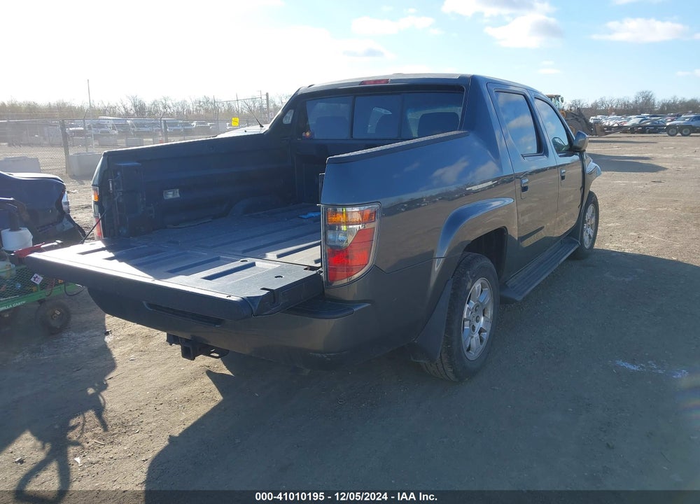 2008 HONDA RIDGELINE RTL VIN: 2HJYK16518H500645