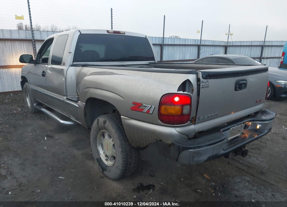 2000 GMC SIERRA 1500 SLE VIN: 2GTEK19T0Y1147826