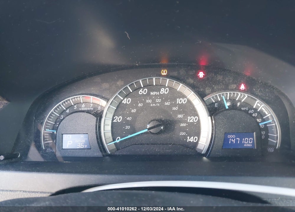 2012 TOYOTA CAMRY SE VIN: 4T1BF1FK0CU110738