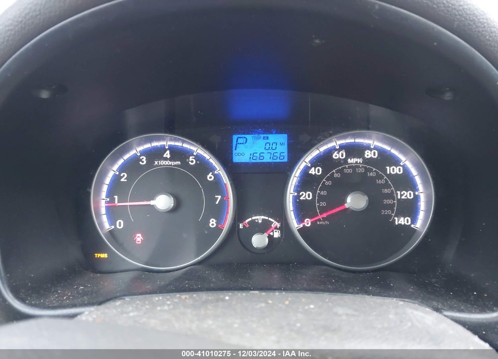 2011 HYUNDAI ACCENT GLS VIN: KMHCN4AC6BU592140