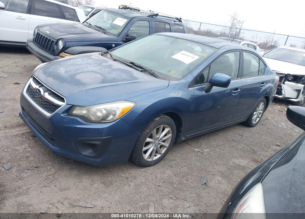 2012 SUBARU IMPREZA 2.0I PREMIUM VIN: JF1GJAC68CH027539