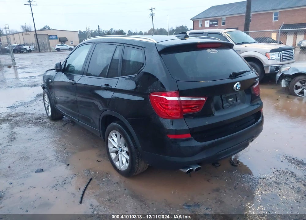 2017 BMW X3 SDRIVE28I VIN: 5UXWZ7C38H0X40016