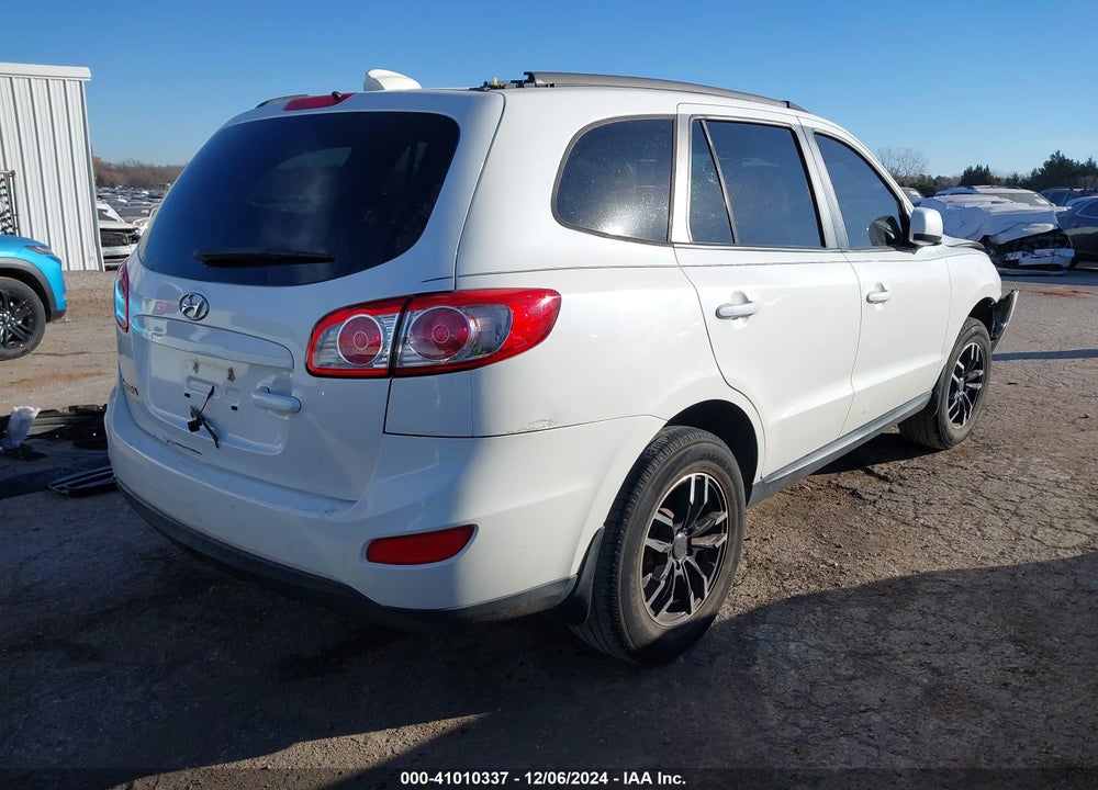 2012 HYUNDAI SANTA FE GLS VIN: 5XYZG3AB9CG094043