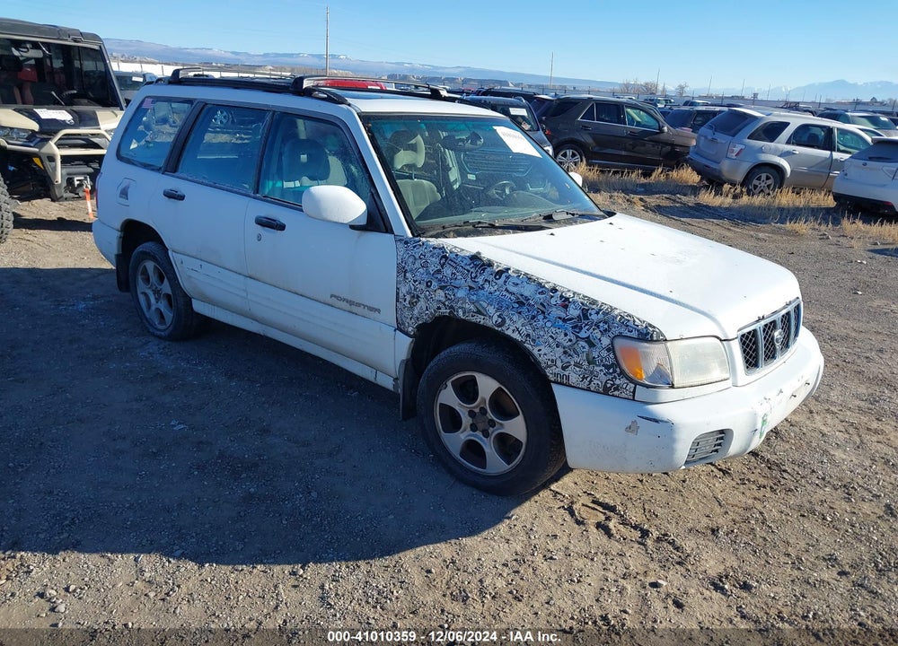 2002 SUBARU FORESTER S VIN: JF1SF65612H723213
