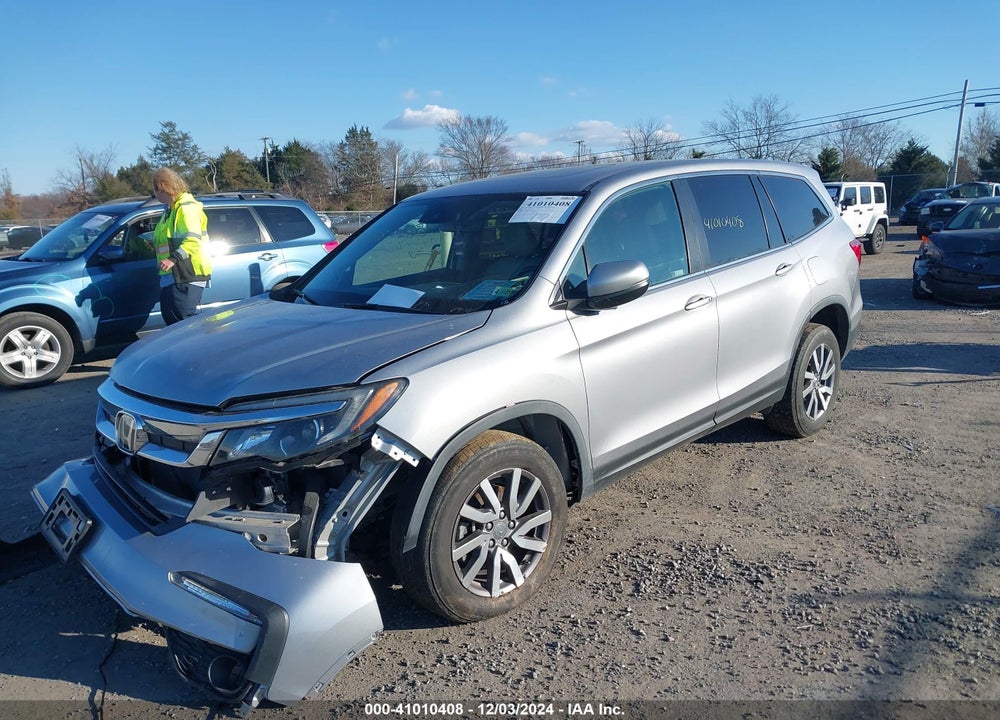 2019 HONDA PILOT EX-L VIN: 5FNYF6H44KB037651
