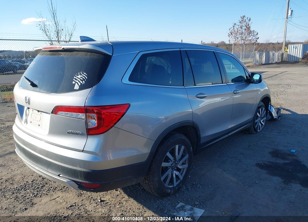 2019 HONDA PILOT EX-L VIN: 5FNYF6H44KB037651