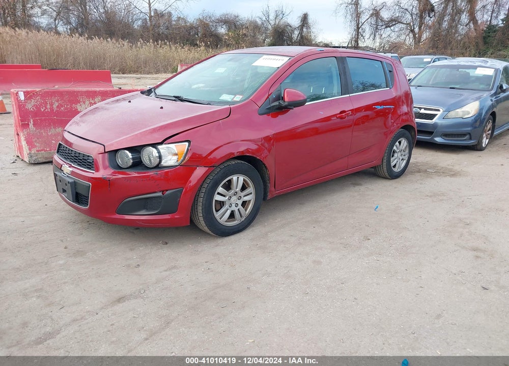 2012 CHEVROLET SONIC 2LT VIN: 1G1JC6SH4C4117832