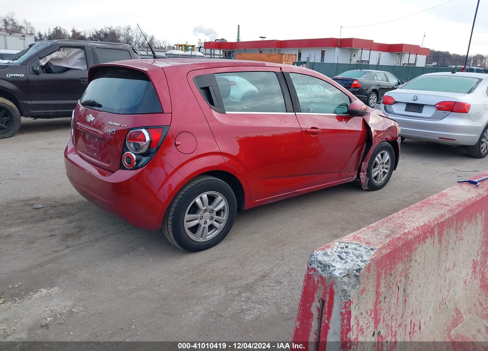 2012 CHEVROLET SONIC 2LT VIN: 1G1JC6SH4C4117832