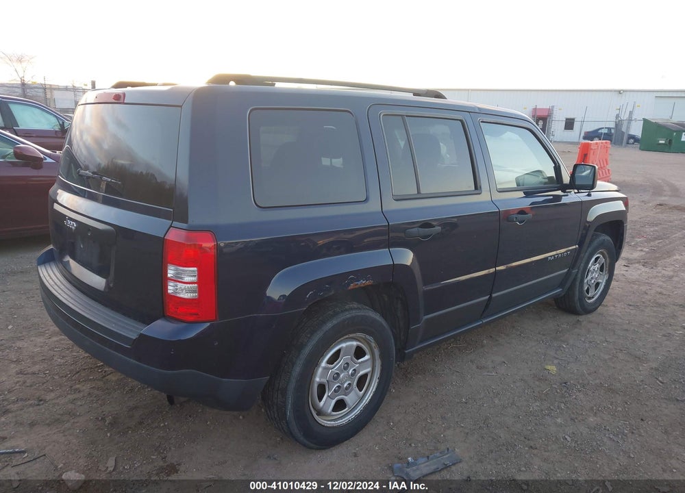 2016 JEEP PATRIOT SPORT VIN: 1C4NJPBA7GD703101