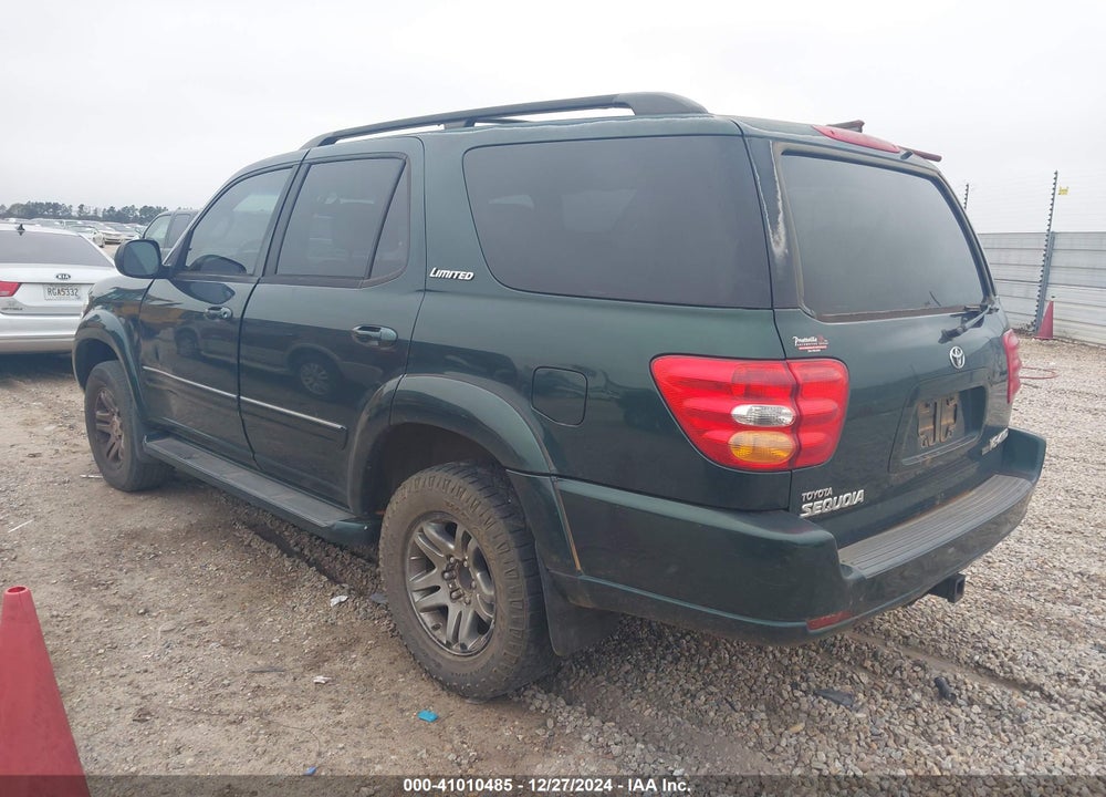 2003 TOYOTA SEQUOIA LIMITED V8 VIN: 5TDBT48A43S151509