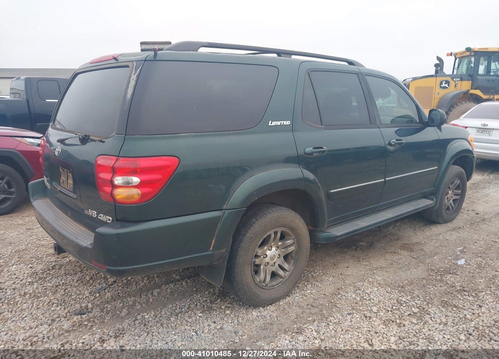 2003 TOYOTA SEQUOIA LIMITED V8 VIN: 5TDBT48A43S151509