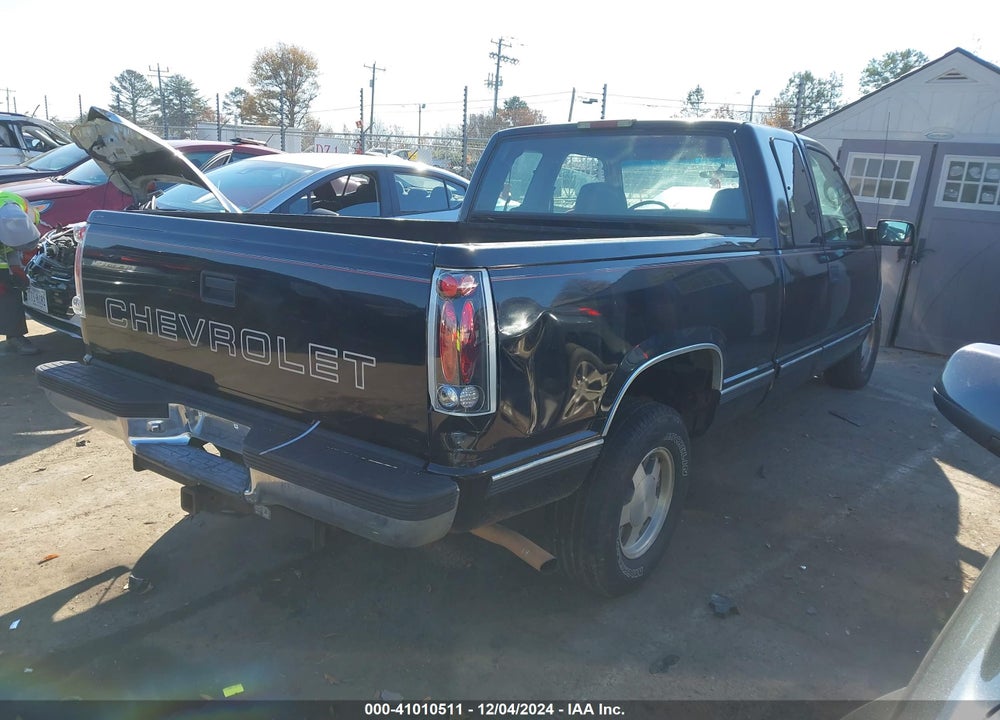 1997 CHEVROLET C1500 FLEETSIDE VIN: 1GCEC19W8VE210057