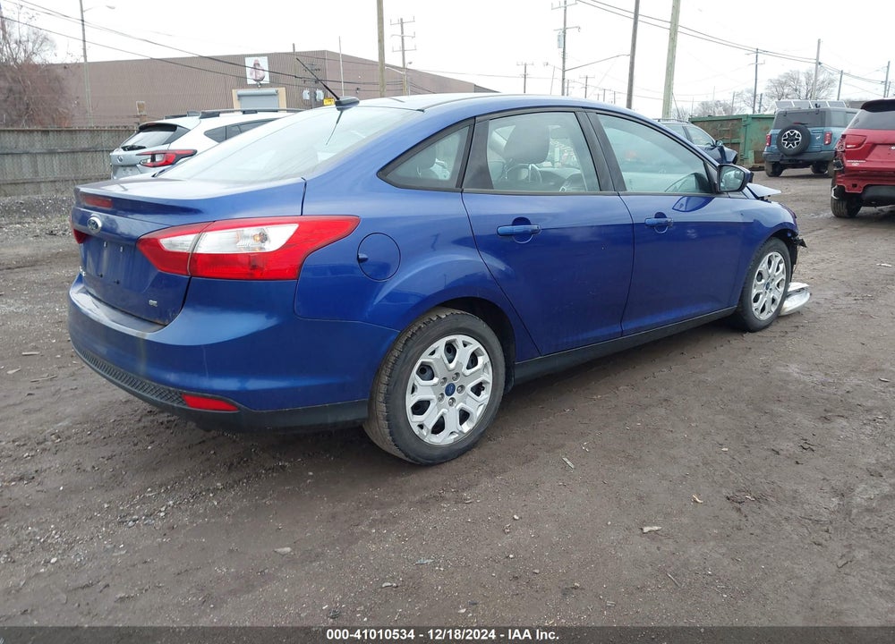 2012 FORD FOCUS SE VIN: 1FAHP3F23CL284001
