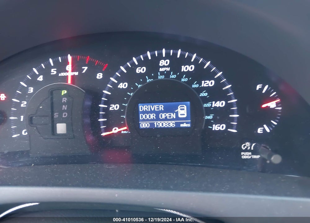2011 TOYOTA CAMRY XLE V6 VIN: 4T1BK3EK9BU127528