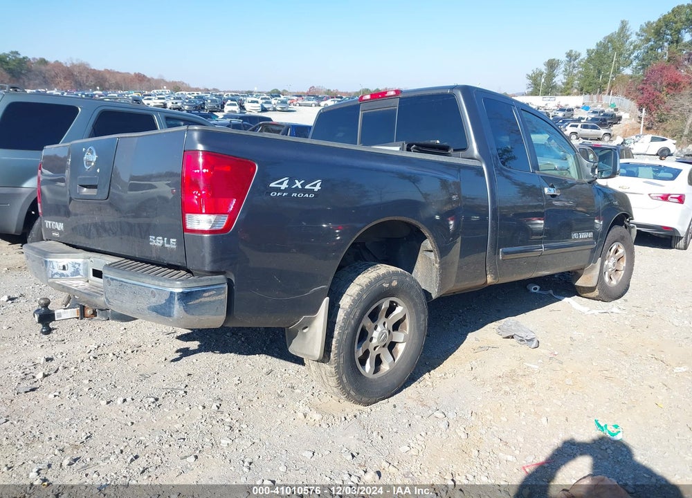 2006 NISSAN TITAN LE VIN: 1N6AA06B36N548819