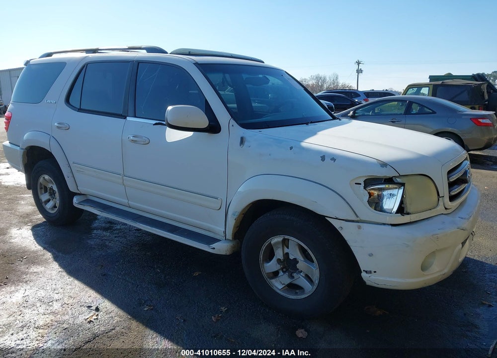 2001 TOYOTA SEQUOIA LIMITED V8 VIN: 5TDBT48A31S036901