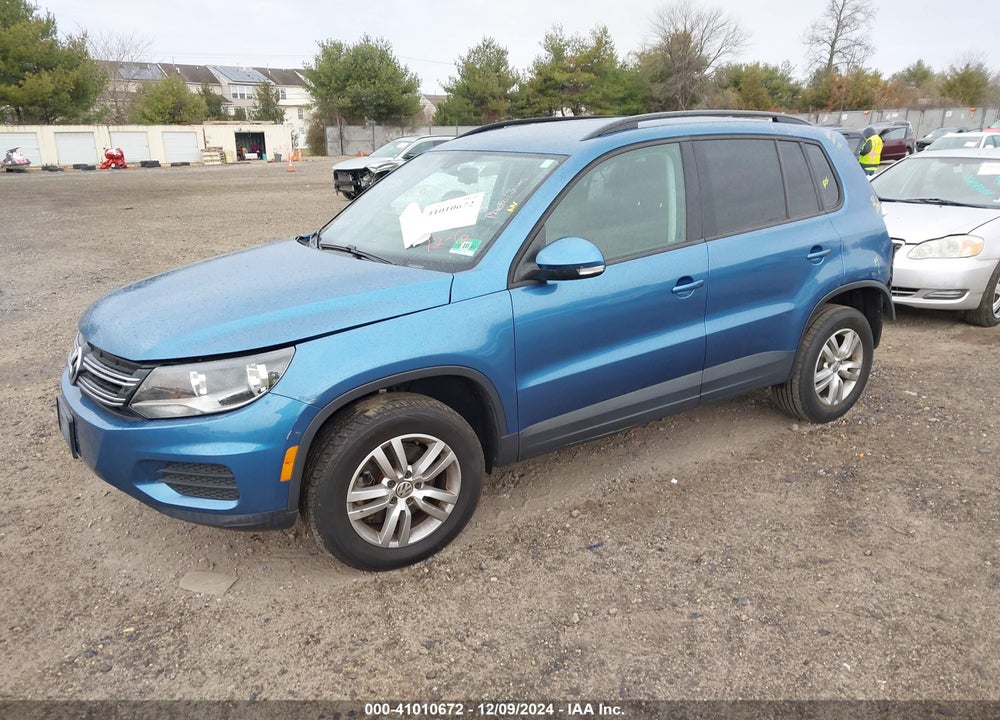 2017 VOLKSWAGEN TIGUAN 2.0T S VIN: WVGBV7AX2HW502009