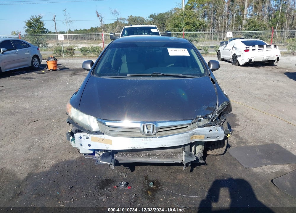 2012 HONDA CIVIC LX VIN: 19XFB2F52CE017297