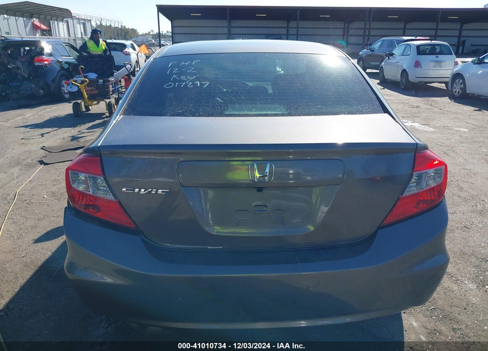 2012 HONDA CIVIC LX VIN: 19XFB2F52CE017297