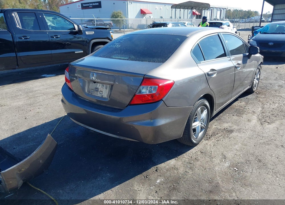 2012 HONDA CIVIC LX VIN: 19XFB2F52CE017297