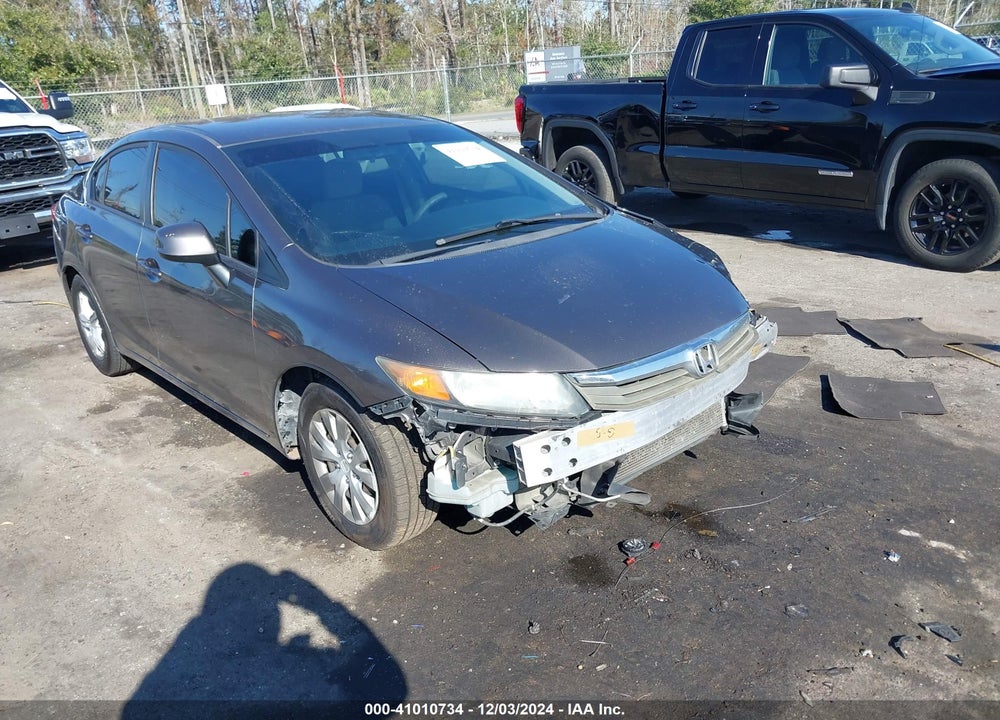 2012 HONDA CIVIC LX VIN: 19XFB2F52CE017297
