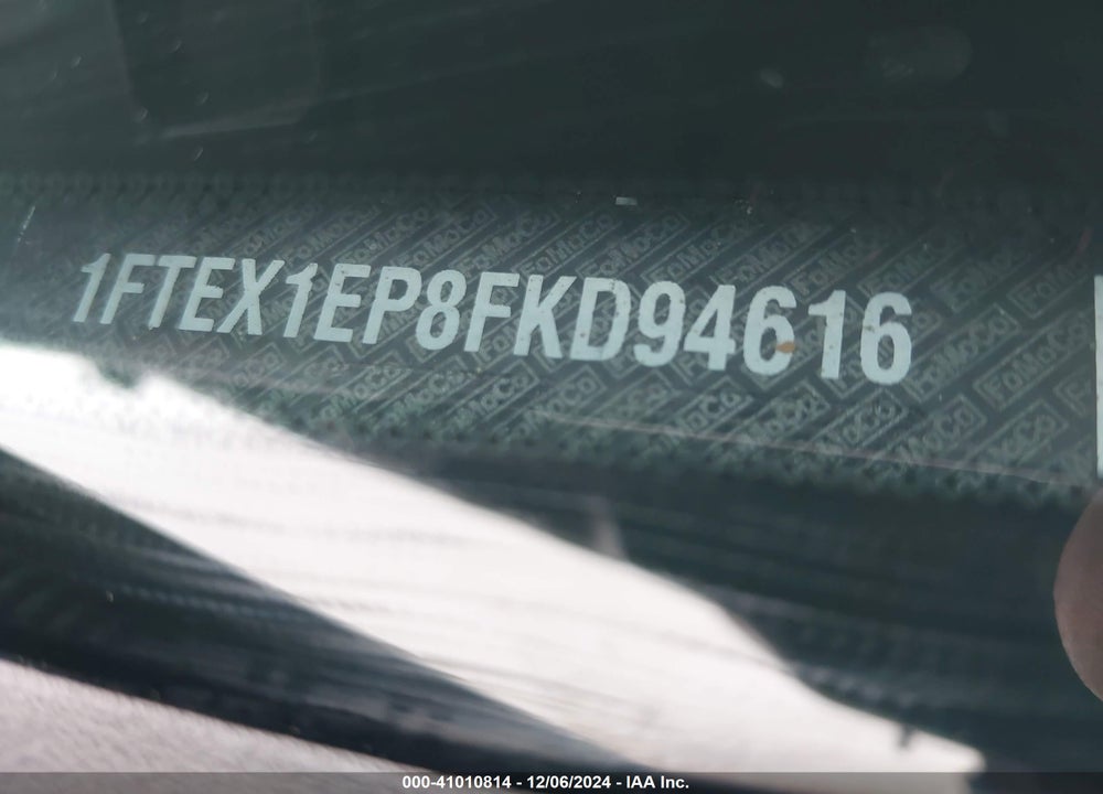 2015 FORD F-150 XL VIN: 1FTEX1EP8FKD94616