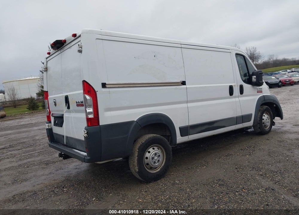 2017 RAM PROMASTER 1500 LOW ROOF 136 WB VIN: 3C6TRVAG5HE542944
