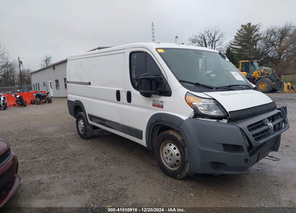 2017 RAM PROMASTER 1500 LOW ROOF 136 WB VIN: 3C6TRVAG5HE542944