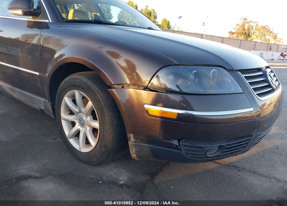 2004 VOLKSWAGEN PASSAT GLS TDI VIN: WVWVE63B84E276667