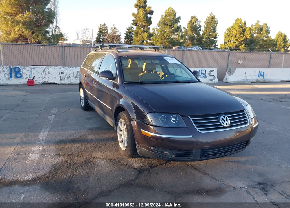 2004 VOLKSWAGEN PASSAT GLS TDI VIN: WVWVE63B84E276667