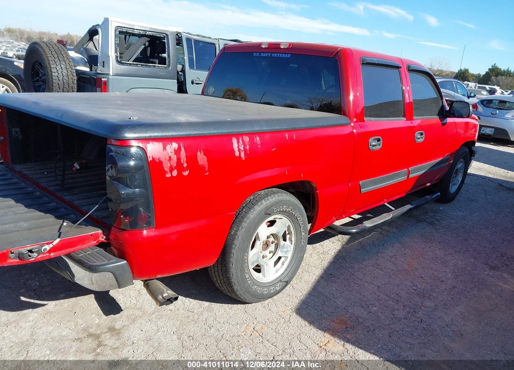 2005 CHEVROLET SILVERADO 1500 LS VIN: 2GCEC13TX51369873