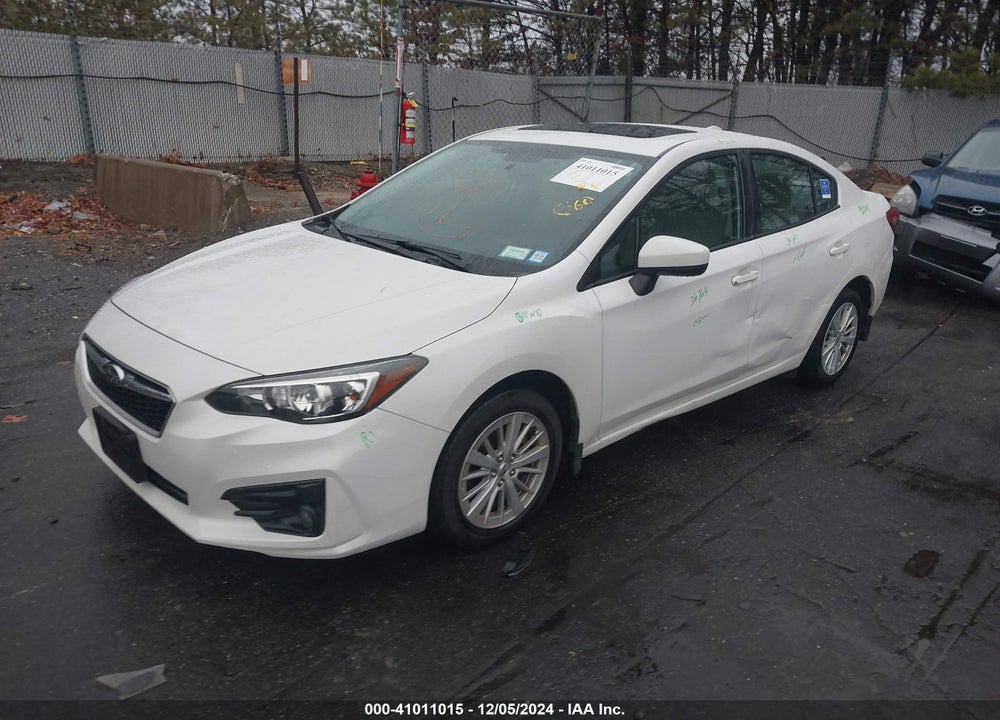 2017 SUBARU IMPREZA 2.0I PREMIUM VIN: 4S3GKAD66H3625106