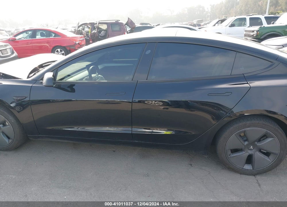 2022 TESLA MODEL 3 REAR-WHEEL DRIVE VIN: 5YJ3E1EA7NF248339
