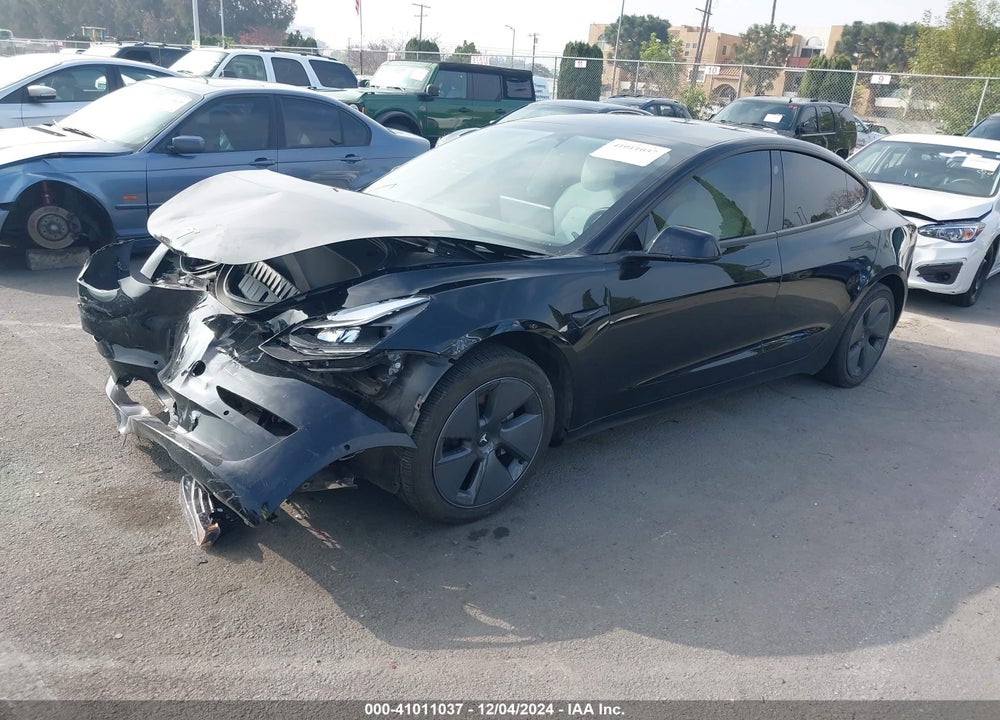 2022 TESLA MODEL 3 REAR-WHEEL DRIVE VIN: 5YJ3E1EA7NF248339