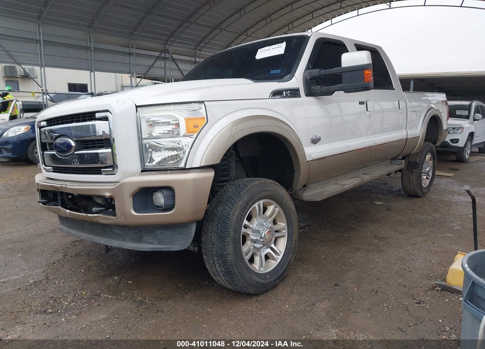 2012 FORD F-250 LARIAT VIN: 1FT7W2BT3CEC24838