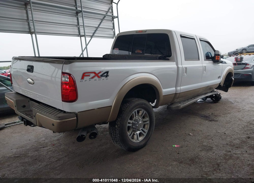 2012 FORD F-250 LARIAT VIN: 1FT7W2BT3CEC24838