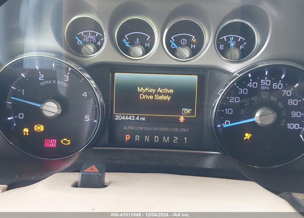 2012 FORD F-250 LARIAT VIN: 1FT7W2BT3CEC24838